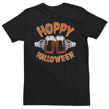 Мужская пивная кружка Hoppy на Хэллоуин, футболка со скелетом Licensed Character