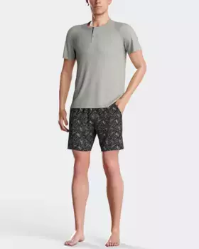 Мужская пижама короткого трикотажа из лиоцелла хлопка Impetus, темно-зеленый