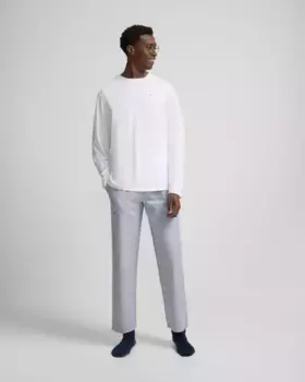 Мужская пижама в синюю клетку Silbon, синий