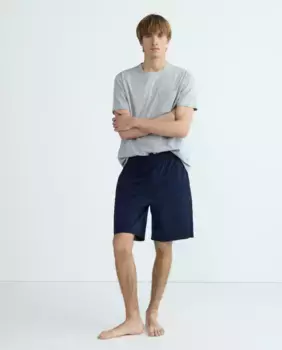 Мужская пижамная футболка из экологичного хлопка Emidio Tucci, серый