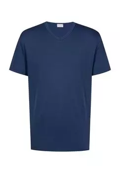 Мужская пижамная рубашка Melton с короткими рукавами и V-образным вырезом mey, цвет Neptune