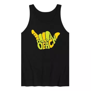 Мужская пляжная майка Aloha Hand Gesture Licensed Character
