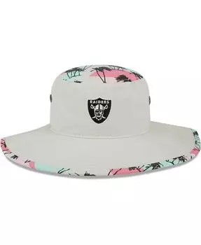 Мужская пляжная панама цвета хаки Las Vegas Raiders в стиле ретро New Era