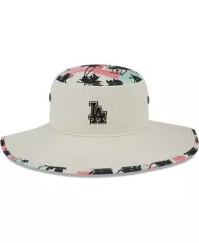 Мужская пляжная панама в стиле ретро Los Angeles Dodgers Natural New Era