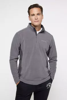 Мужская подкладка Columbia Klamath Range II с молнией до половины Columbia, серый