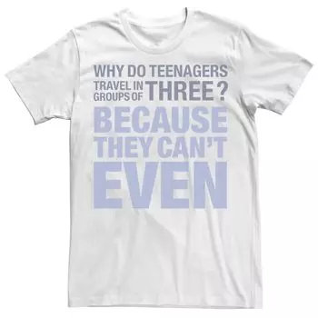 Мужская подростковая футболка с юмором Licensed Character