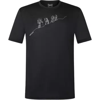 Мужская походная футболка Super.Natural, черный