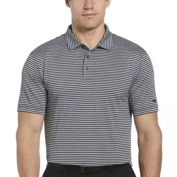 Мужская поло для гольфа в полоску Heather Feeder Grand Slam, цвет cavier heather