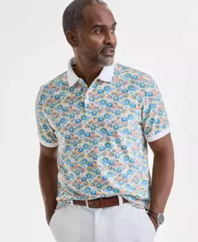 Мужская поло Hale Flower из пике Club Room, желтый