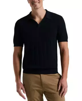 Мужская поло Johnny Collar в полоску Perry Ellis, синий