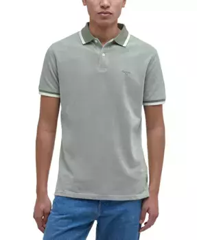 Мужская поло с коротким рукавом Barnard классического кроя Barbour, зеленый