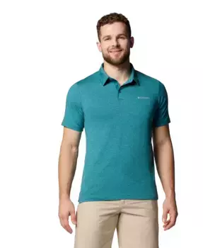 Мужская поло с коротким рукавом Carter Performance Crest Columbia, зеленый