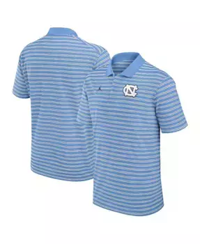 Мужская поло с полосками Primetime Victory North Carolina Tar Heels для тренировок Jordan, синий