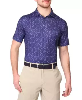 Мужская поло с принтом флагов для активного отдыха Tailorbyrd, синий