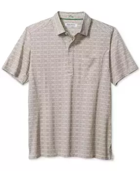 Мужская поло San Lucio Shibori Splash Tommy Bahama, коричневый/бежевый