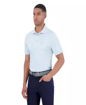 Мужская поло спортивного кроя из меланжевой пряжи в технике yarn dye Ben Sherman, синий