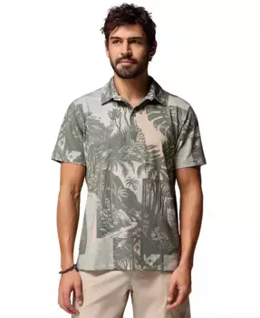 Мужская поло Super Slack Tide II с эластичной тканью Columbia, зеленый