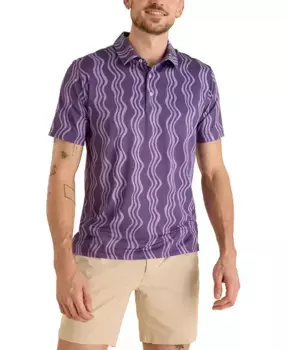 Мужская поло The Wavy Daze Performance Chubbies, фиолетовый