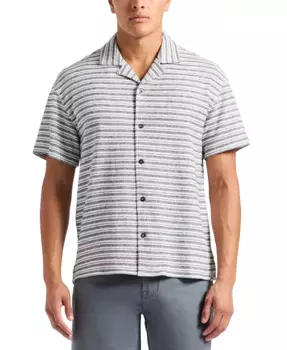 Мужская полосатая джерсейная рубашка Buffalo David Bitton, синий