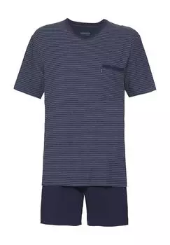 Мужская полосатая пижама AMMANN, синий