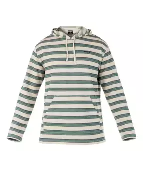 Мужская полосатая современная пончо-худи Surf с капюшоном Hurley, зеленый