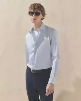 Мужская поплиновая рубашка Dustin, белый