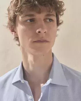 Мужская поплиновая рубашка Dustin, голубой