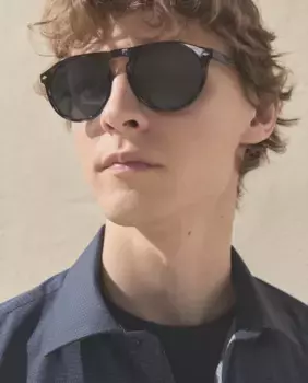 Мужская поплиновая рубашка Dustin, тёмно-синий