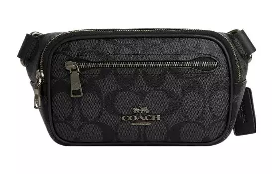 Мужская поясная сумка COACH с ремнем, Базовая комплектация (сумка + пыльник)