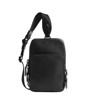 Мужская поясная сумка Gotham Sling Pack 13 через плечо COACH, черный