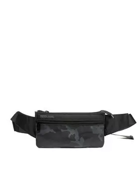 Мужская поясная сумка из черного нейлона и камуфляжа Privata, мультиколор