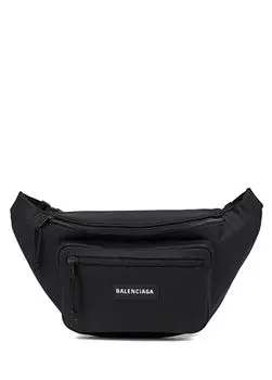 Мужская поясная сумка с логотипом Explorer Balenciaga, черный