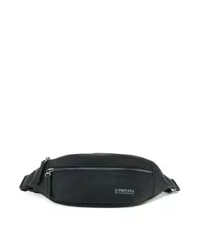 Мужская поясная сумка с регулируемой черной ручкой Privata, черный