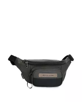 Мужская поясная сумка Truxton серого цвета с передним карманом Pepe Jeans, серый