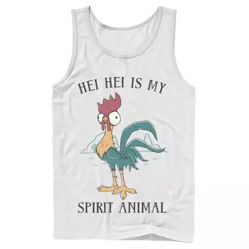 Мужская портретная майка Disney Moana "Hei Hei Is My Spirit Animal" Licensed Character
