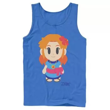 Мужская портретная майка в стиле аватара Nintendo Legend Of Zelda Links Awakening Marin Licensed Character