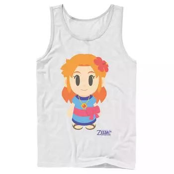 Мужская портретная майка в стиле аватара Nintendo Legend Of Zelda Links Awakening Marin Licensed Character