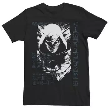 Мужская потертая футболка Marvel Moon Knight в стиле гранж Licensed Character