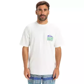 Мужская повседневная футболка для серфинга Quiksilver, белый