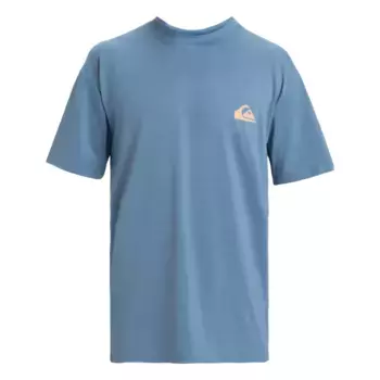 Мужская повседневная футболка для серфинга Quiksilver, серо-голубой