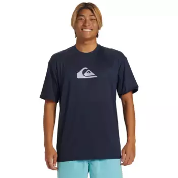 Мужская повседневная футболка для серфинга Quiksilver, тёмно-синий