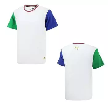 Мужская повседневная футболка с цветными блоками X Chinatown Market 596165 02 Puma, белый