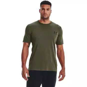 Мужская повседневная футболка Ua M Sportstyle Lc Ss Under Armour, зеленый