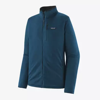Мужская повседневная куртка R1 Patagonia, цвет Lagom Blue - Tidepool Blue X-Dye