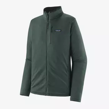Мужская повседневная куртка R1 Patagonia, цвет Nouveau Green - Northern Green X-Dye
