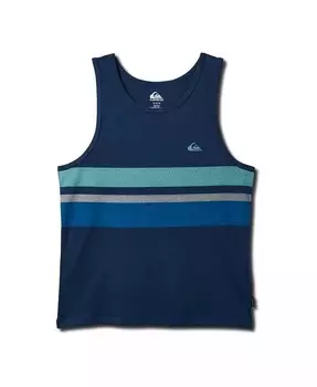 Мужская повседневная майка в полоску Quiksilver, синий