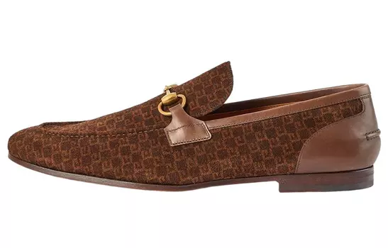 Лоферы мужские Gucci Jordaan, темно-коричневый