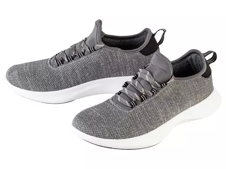 Мужская повседневная обувь Livergy с набивкой по краям голенища, серый