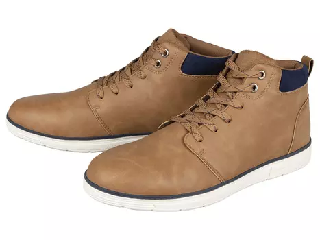 Мужская повседневная обувь Livergy со съемной стелькой, коричневый