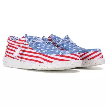 Мужская повседневная обувь Wally Heydude, цвет american flag stars & stripes
